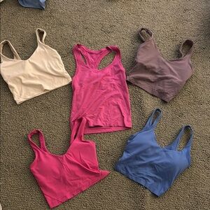 Lululemon tops. All size 2.